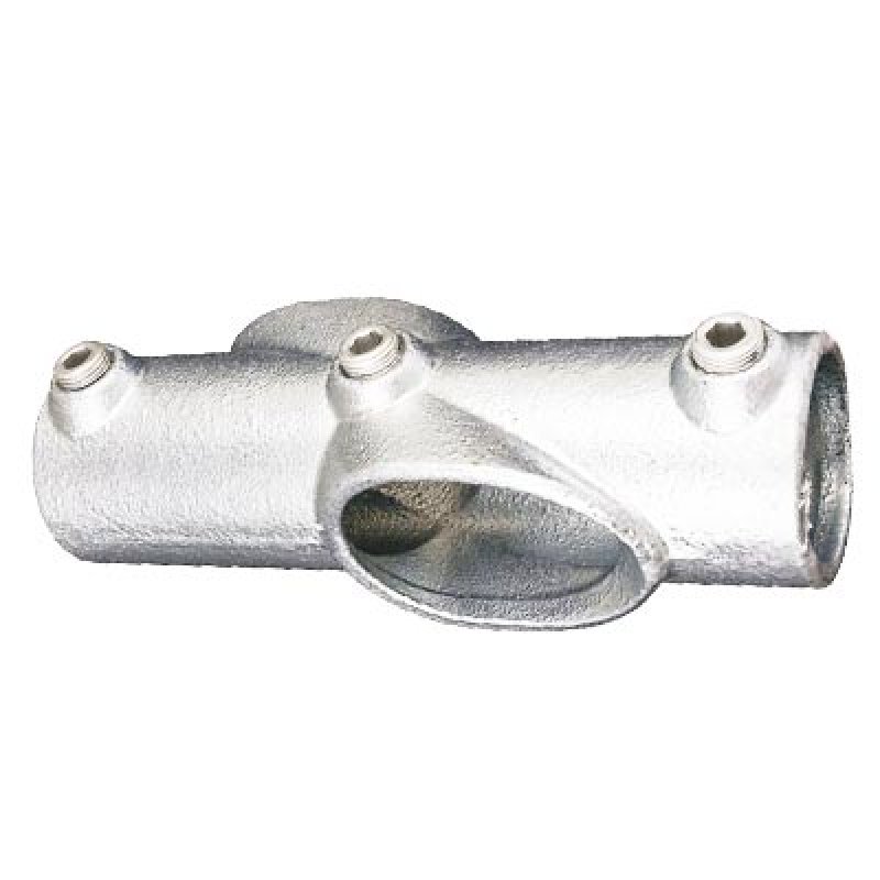 Pipe Railing Fittings Adjustable Angle Two Socket Cross